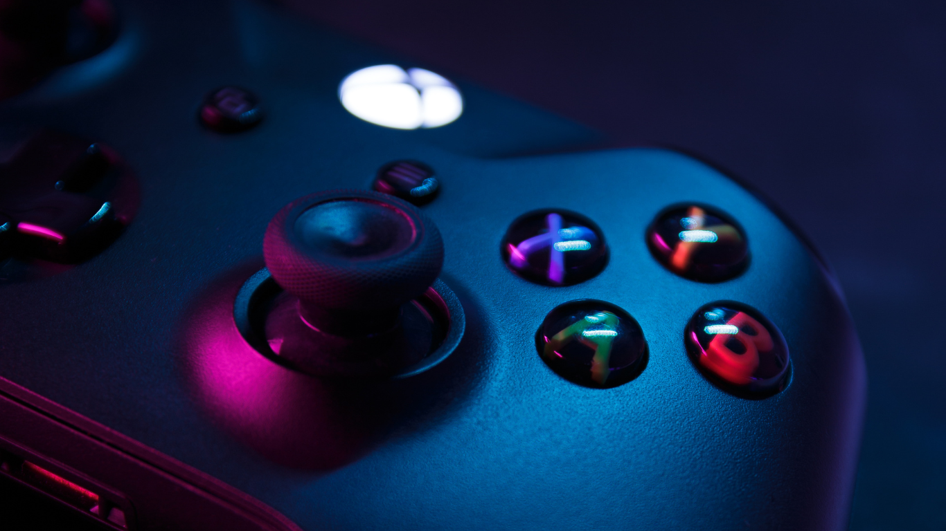 illustration manette pour l'usage des jeux vidéo
